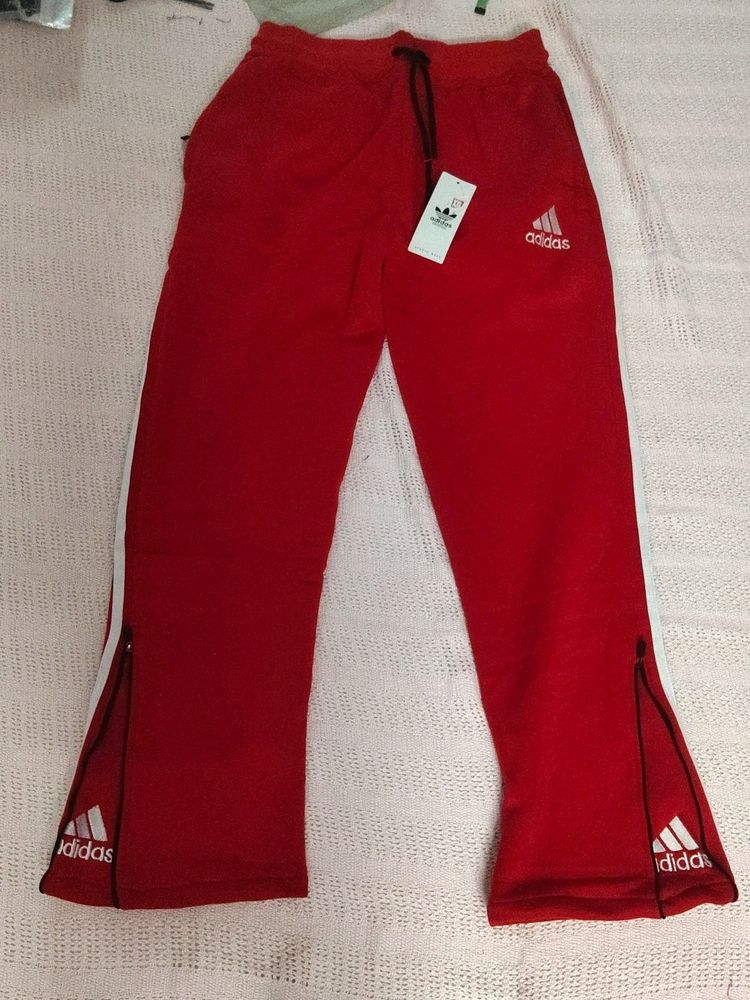 Men's Boot Cut Jogger Adidas Logo Embroidery