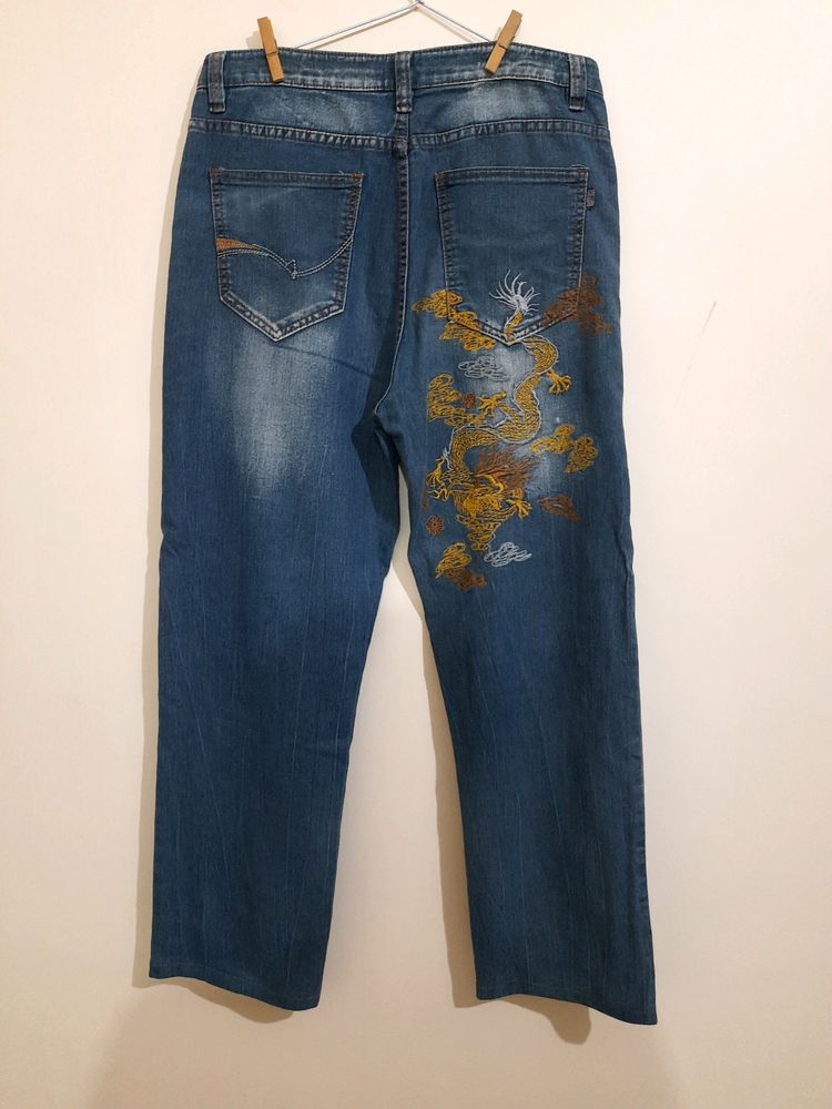 🇯🇵 Japanese Embroidered Denim For Men/women 👖