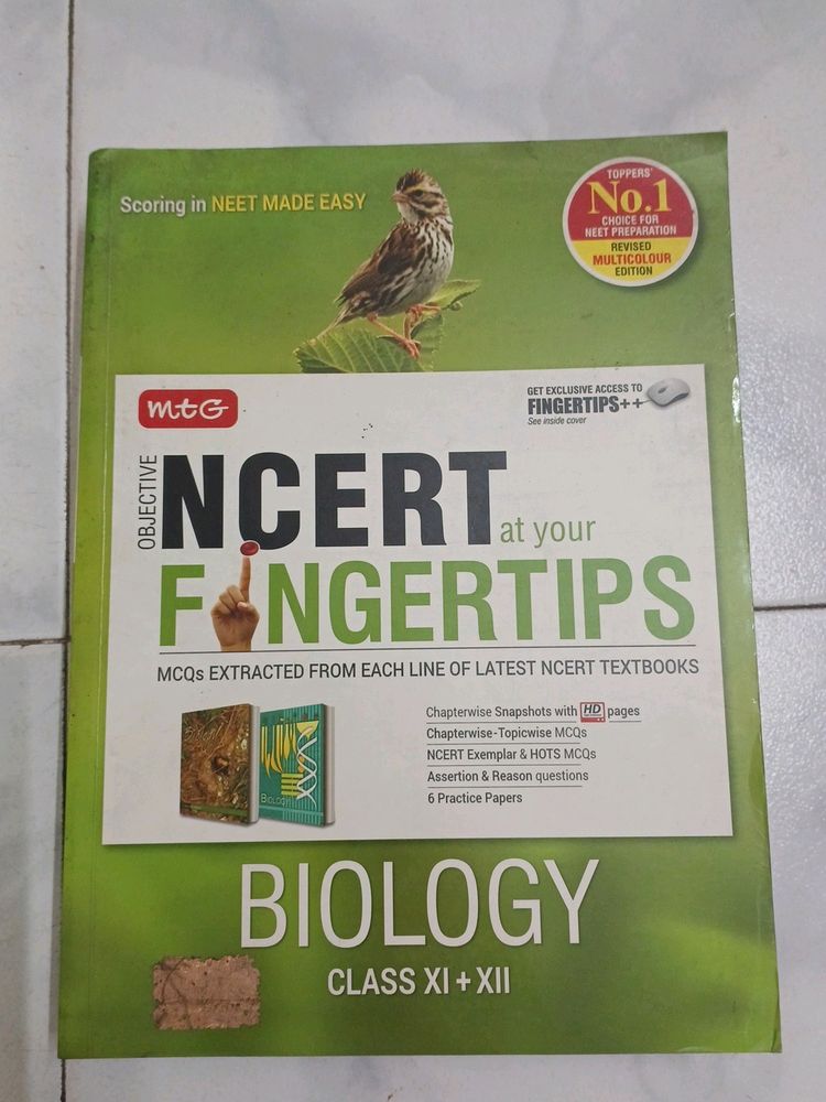 MTG NCERT AT YOUR FINGERTIPS (Class XI + XII)