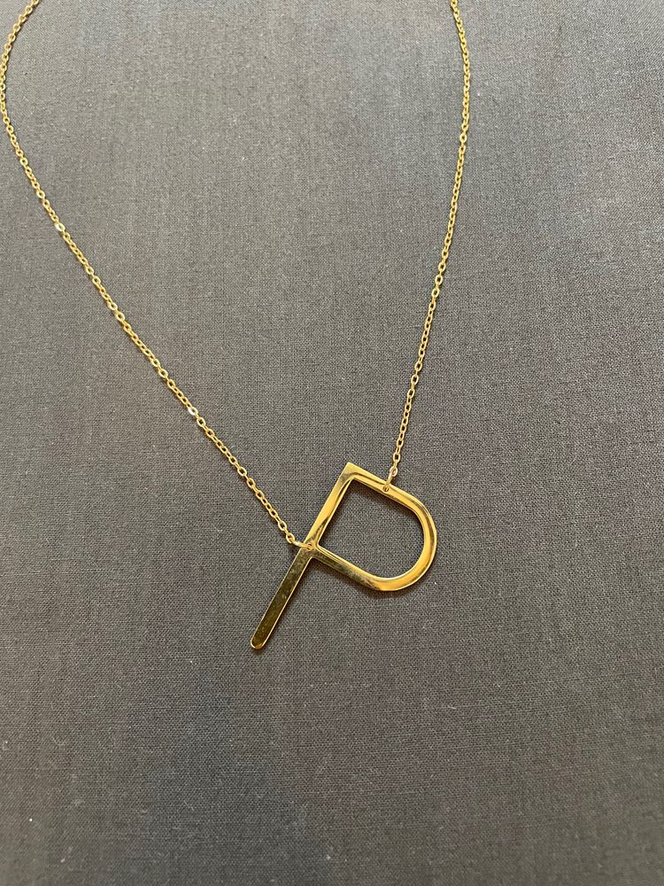 Cute P Letter Necklace ✨