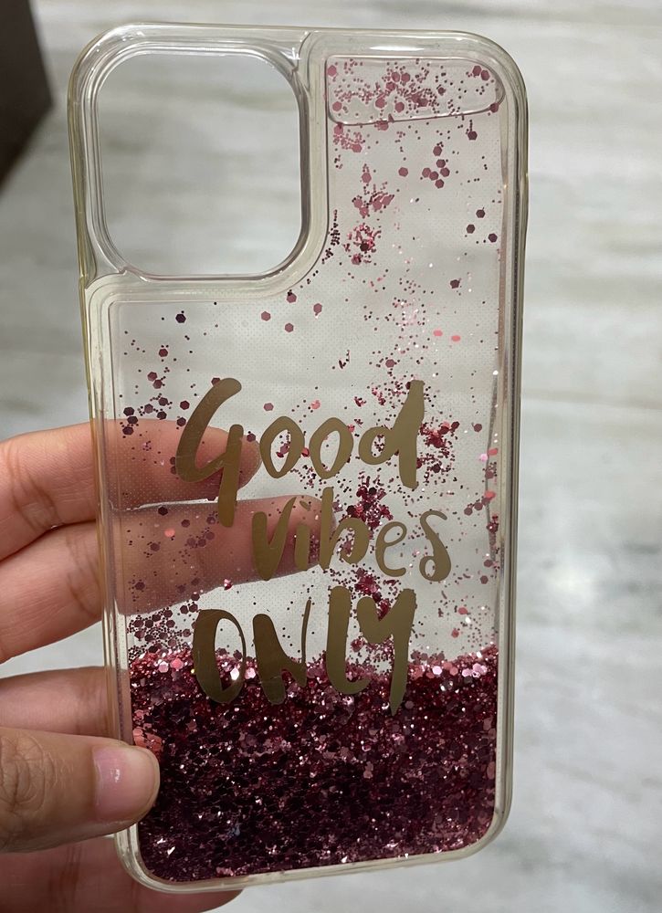 iPhone 12 Transparent Good Vibes cover