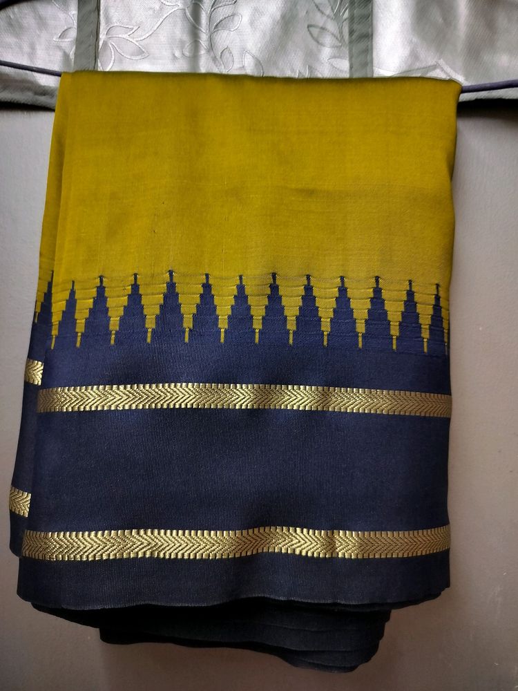 Temple Border Saree