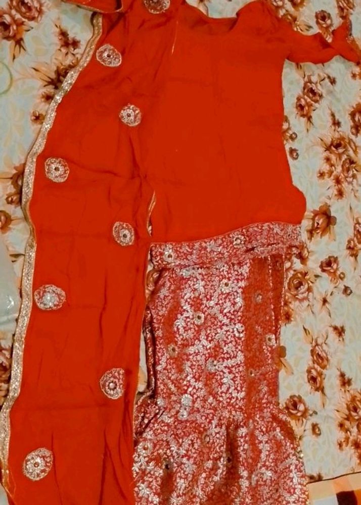 Sharara Set With Dupatta