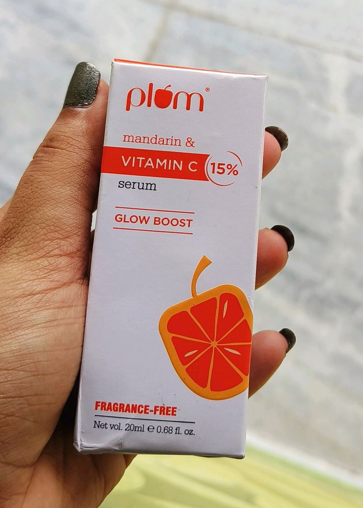 Plum mandarin & VITAMIN C 15%serumGLOW BOOST