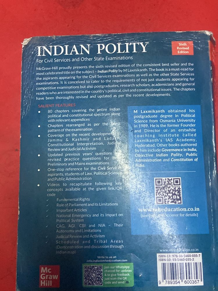 Indian Polity By Laxmikant 6th Revised Edition