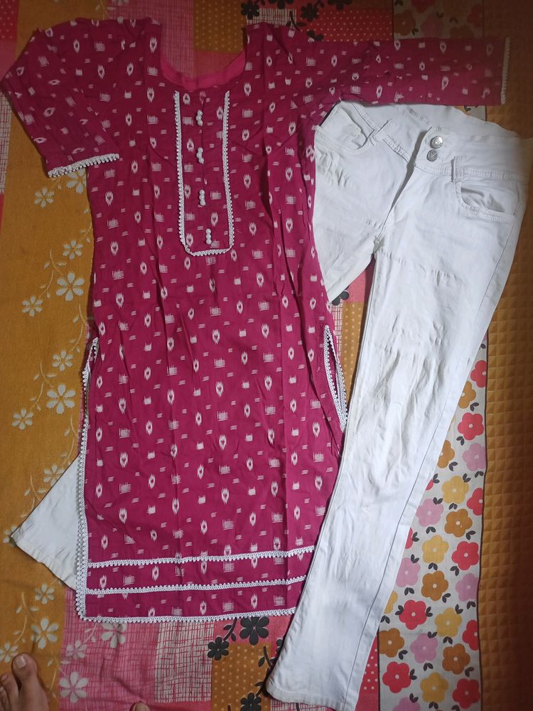 Jeans Kurta