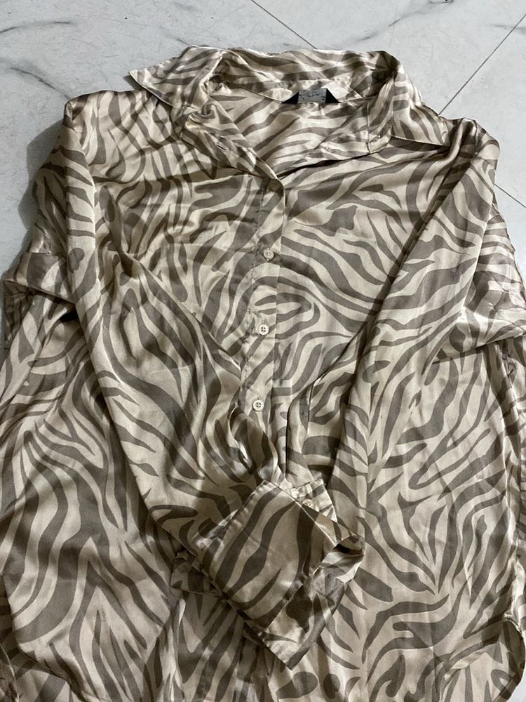 Satin Printed Shirt