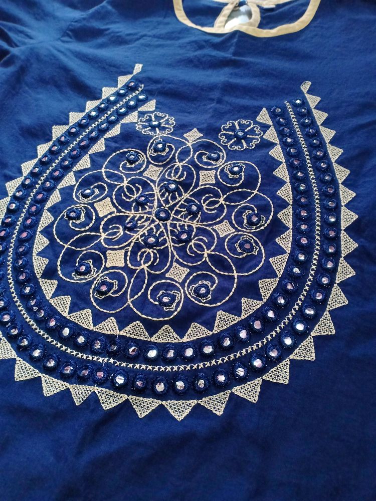 Blueish Blue Kurti