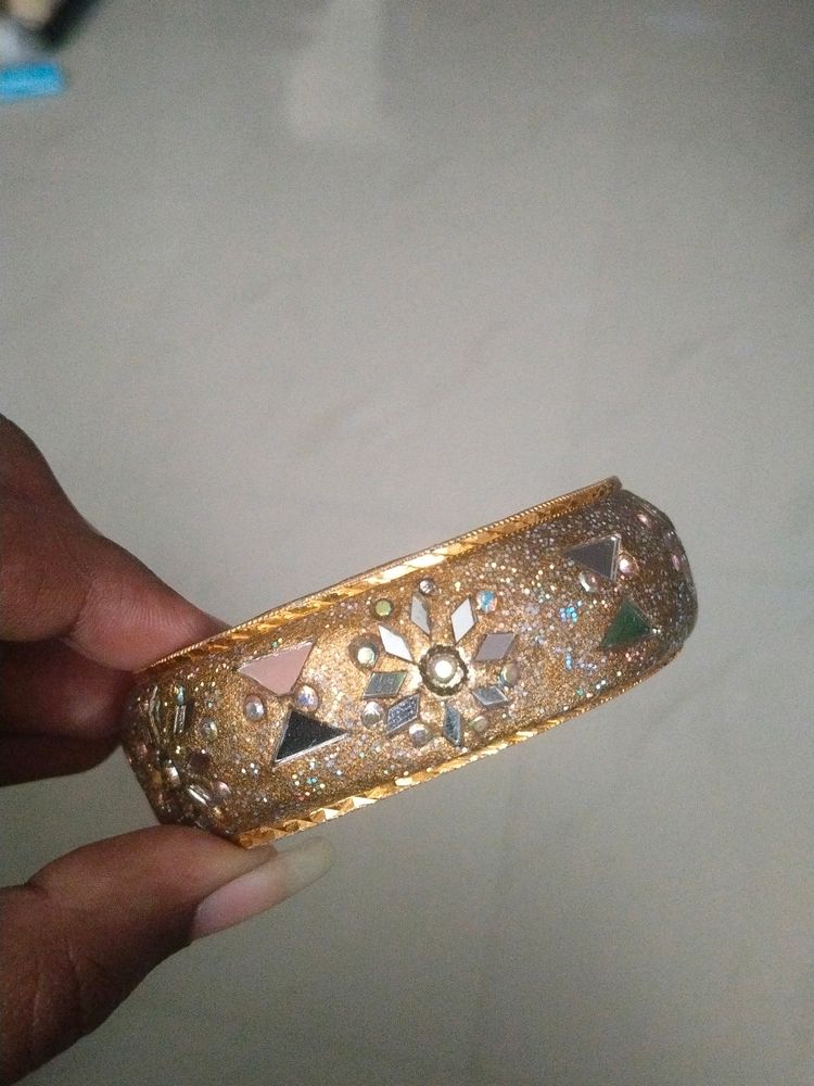 Mirrorwork Glitter Bangle (1pcs)