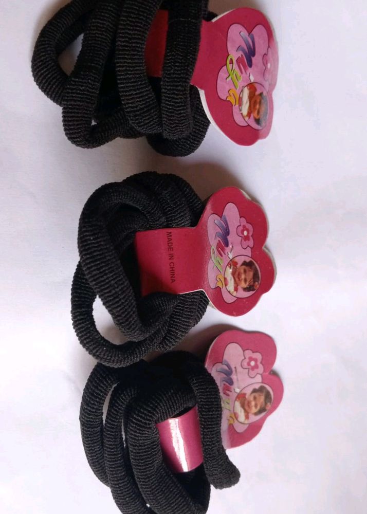 Hair Rubber Bands (3 Pcs Set)