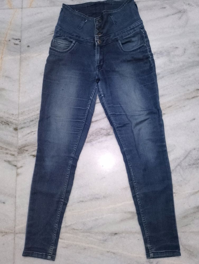 High Waist Jeans For Woman