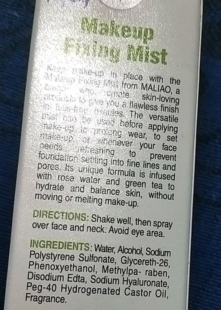 Make Up Fixing Mist