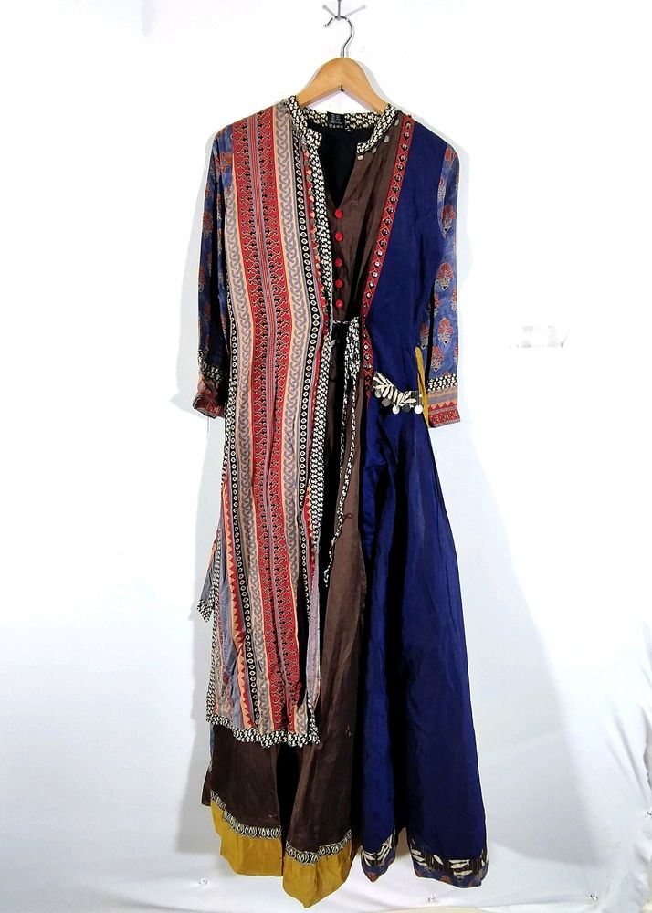 Multi Printed Anarkali (Women's)