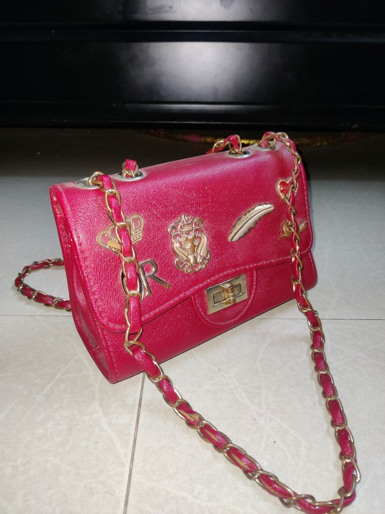 Red Sling Bag