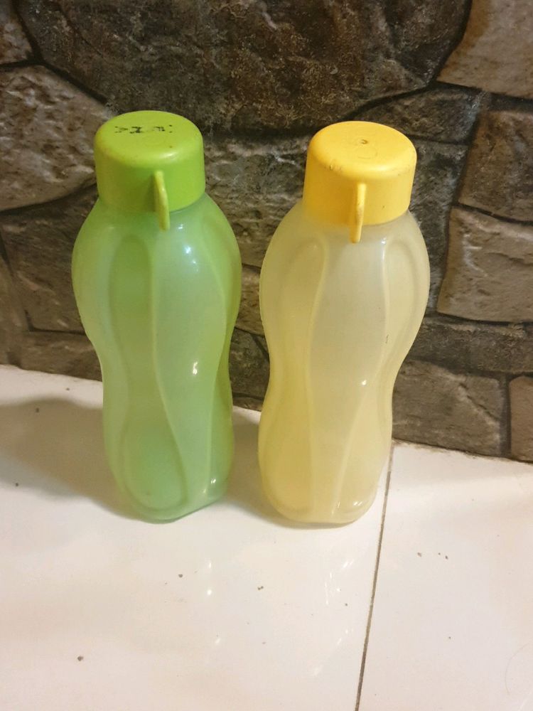 Set Of 2 Tupperware Small Bottles