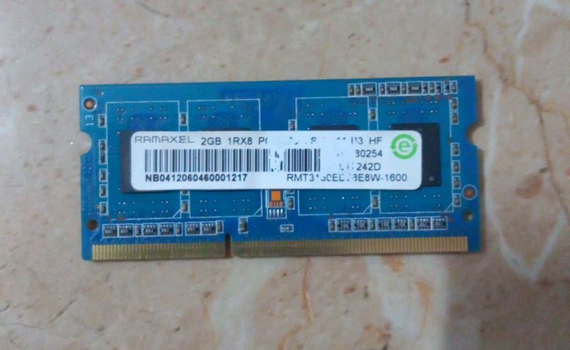 2GB Laptop RAM 1600MHz