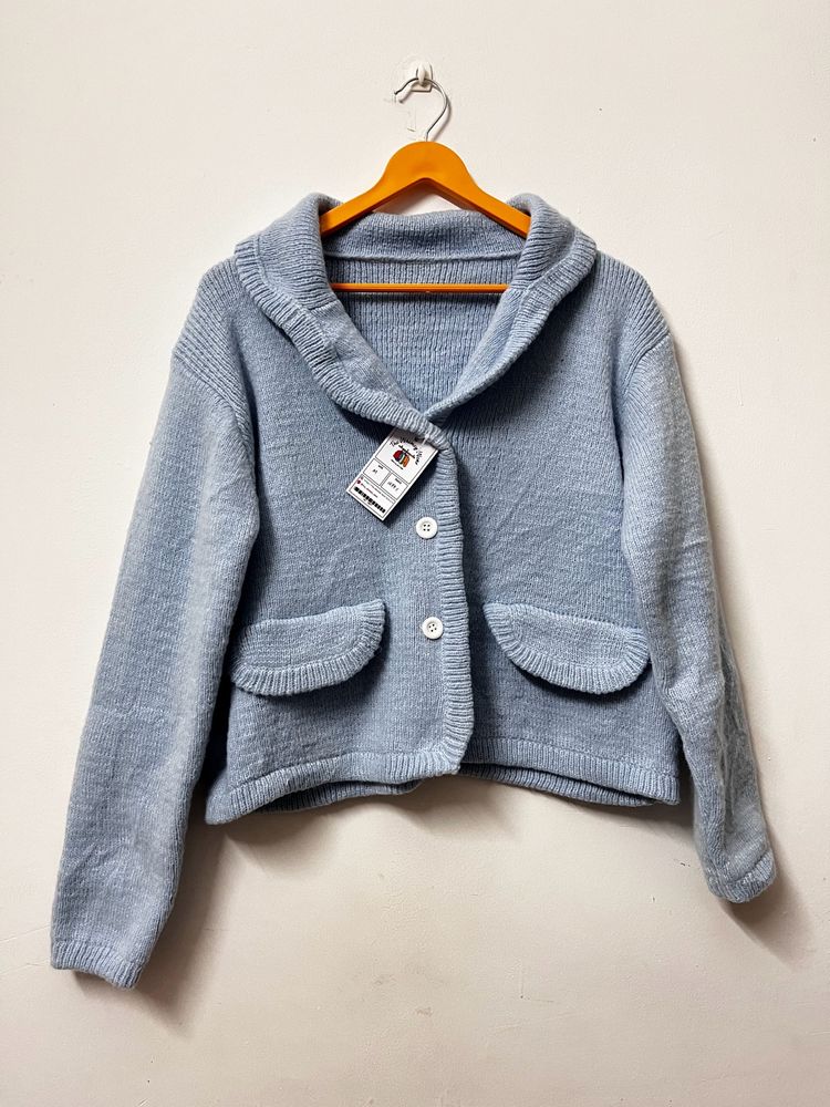 Powder Blue Korean Sweater