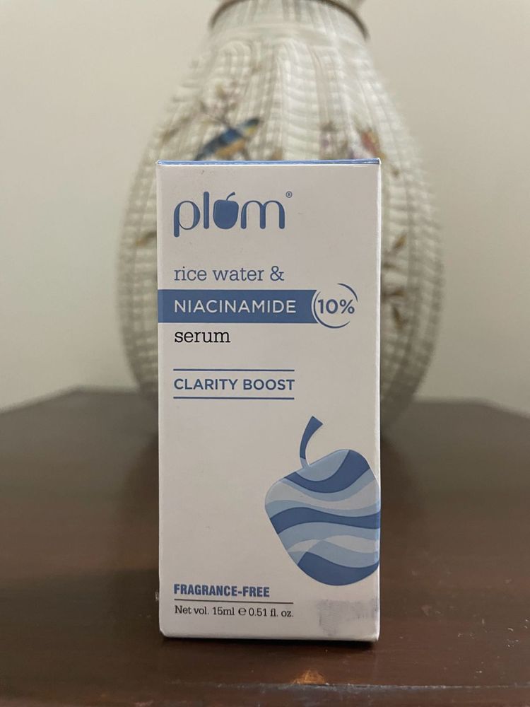 Plum Niacinamide & Rice Water Serum New