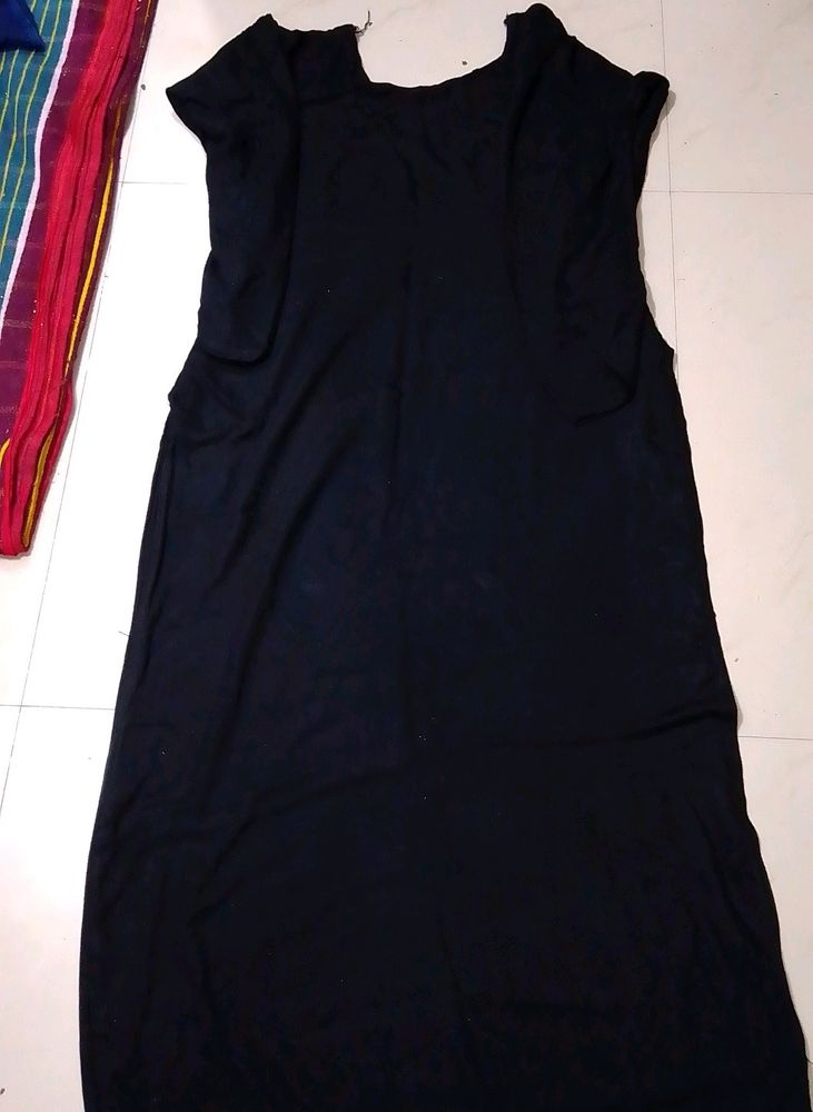 Long Balck Kurti