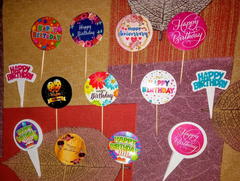 Cake Toppers 100 Pieces