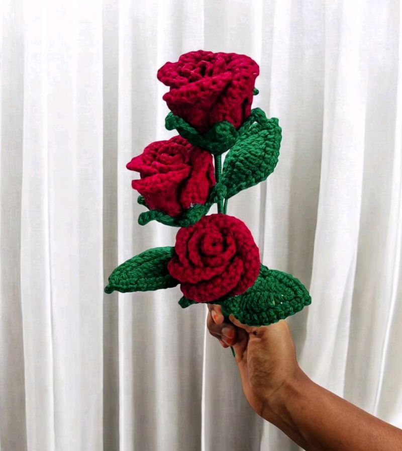 Crochet Rose Flower🥀