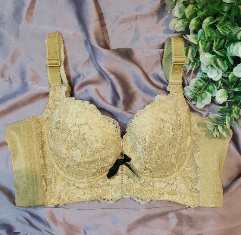 golden bra