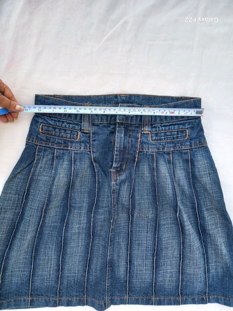 Denim MINI SKIRT