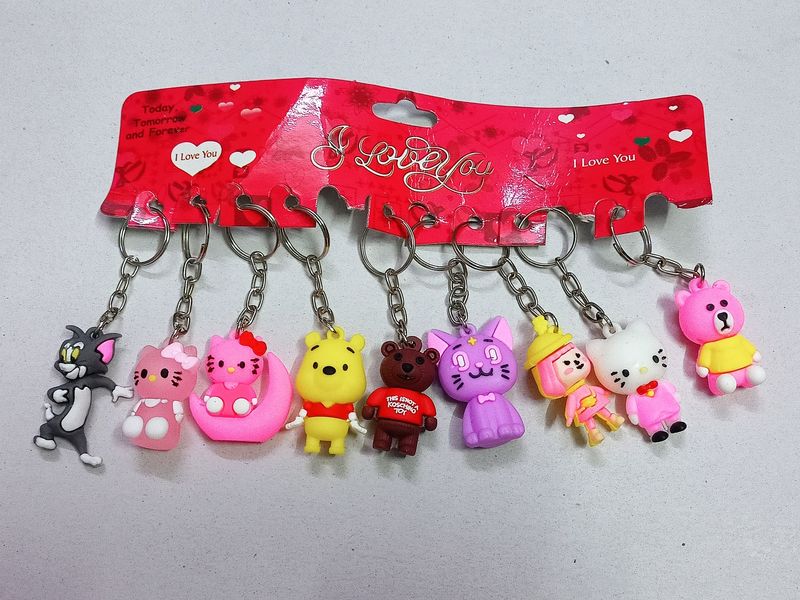 30rs Off Brand New Heavy Tututi Key Chains SetOf 9