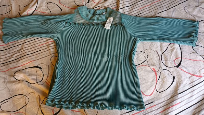 Pinteresty Korean Sea Green Aesthetic Top