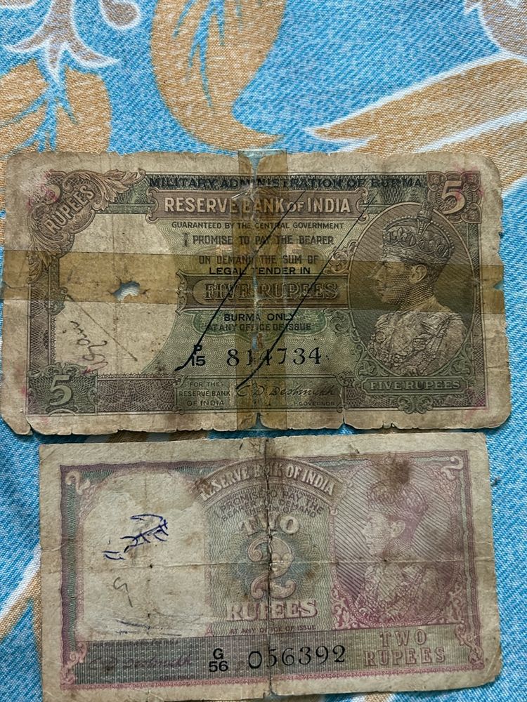 Rare!!! British India Notes