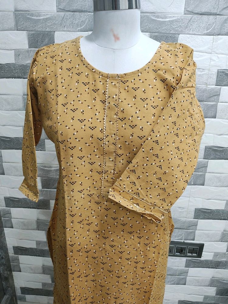 Mustard Kurti