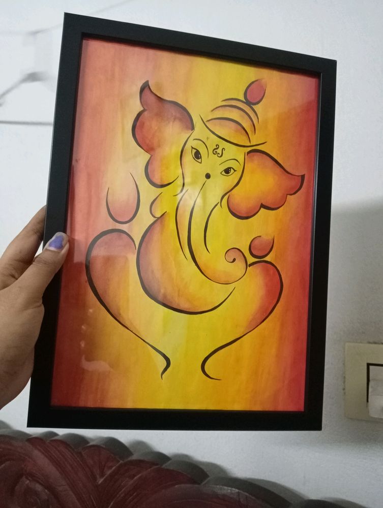 Ganesha Painting With Frame