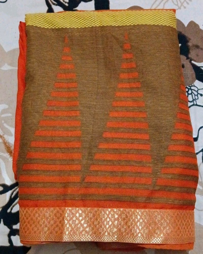 Orange Saree