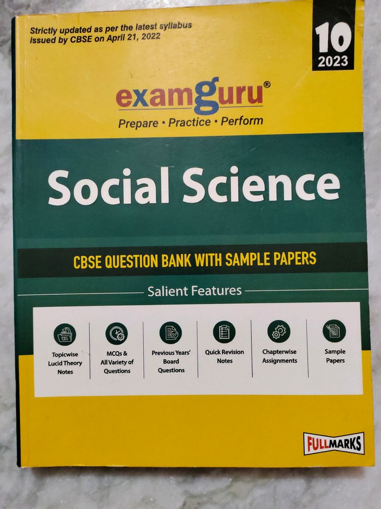 Examguru Class 10 Social Science Question Bank