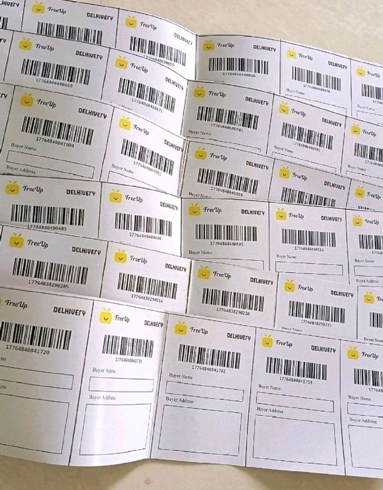 100 SHIPPING LABELS 30₹ OFF ON DELIVERY