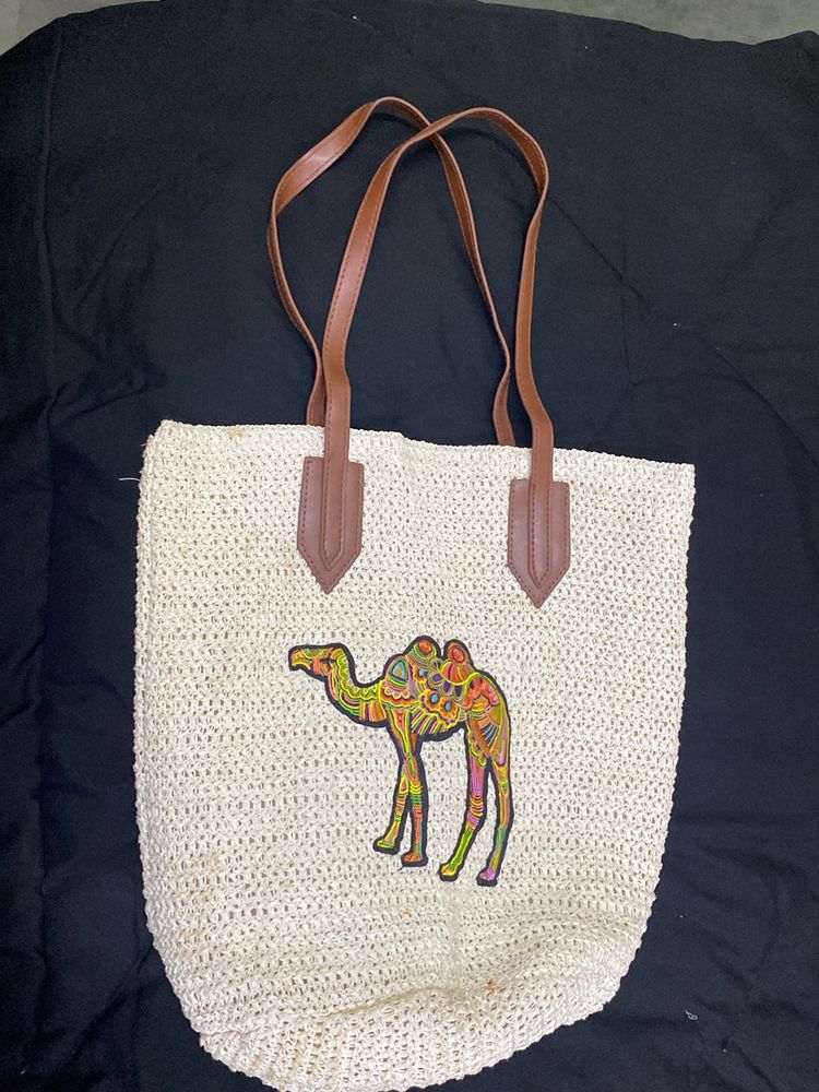 Camel Tote Bag From Dubai