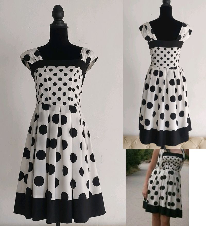 Polka Dot Retro Vintage Dress