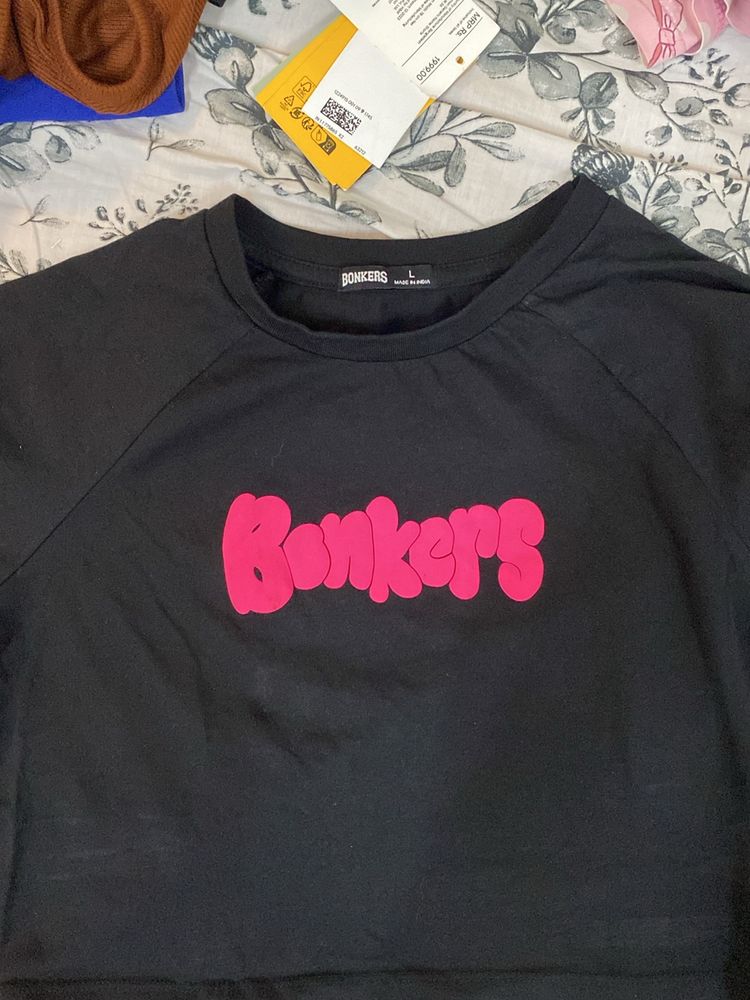 Bonkers Black Tee