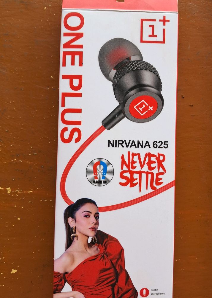 One Plus NIRVANA 625 NEVER SETTLE Magnetic Headphn