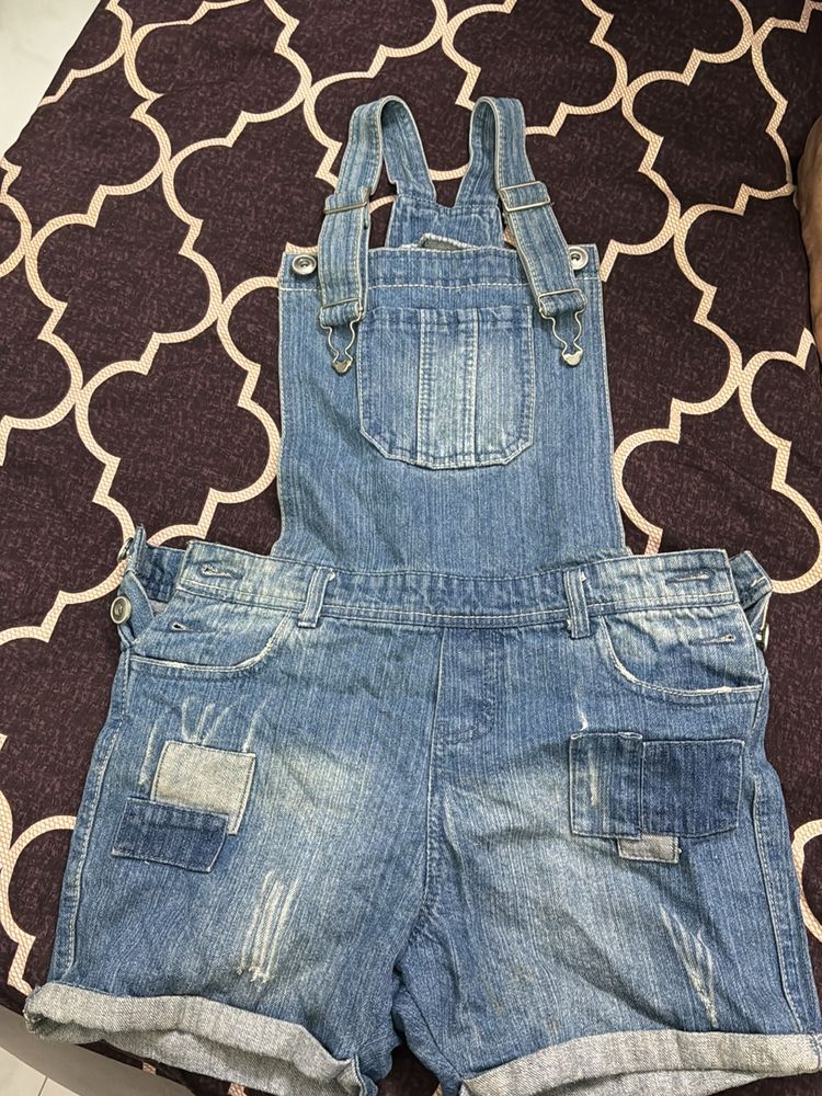 Blue Shorts dungaree