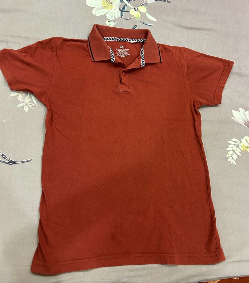 Polo collar T-shirt for man