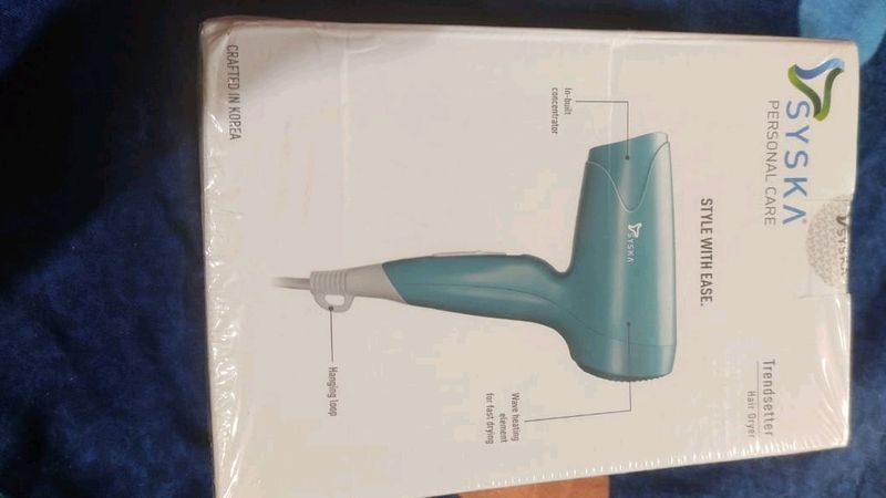 NEW WITH TAG SYSKA HD1600 HAIR DRYER