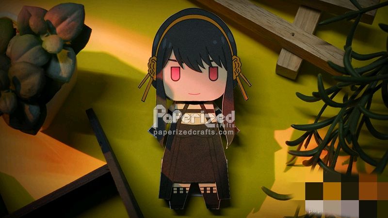 Anime Spy X Family Yor Forger Chibi Figurine