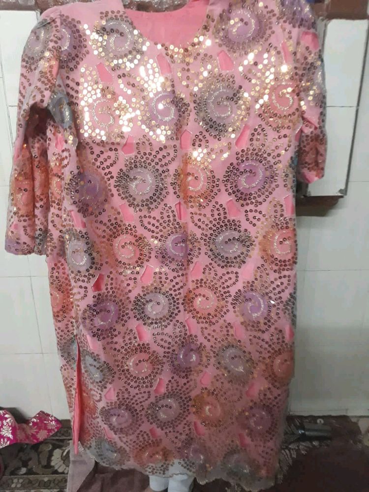 😍Fully New Sequence Kurta With Shalwar 🥰❤️