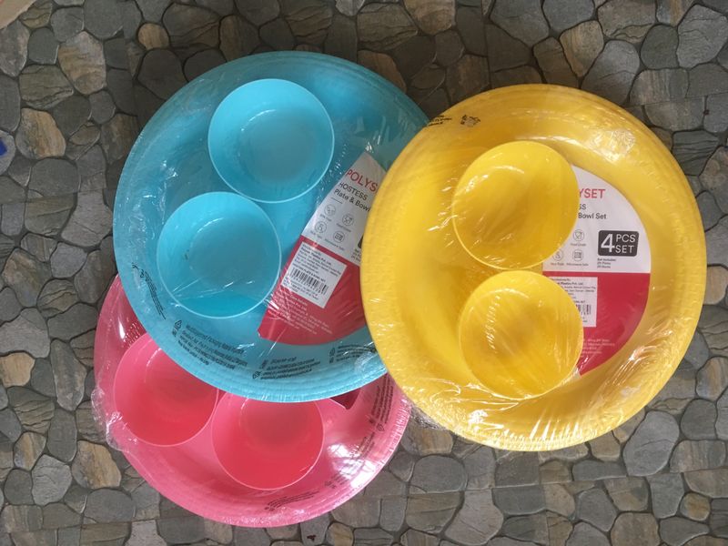 Pack Of 4!!! Plate And Bowel Set