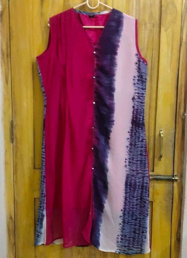 Color Block Trendy And Stylish Straight Kurta 💕🧿