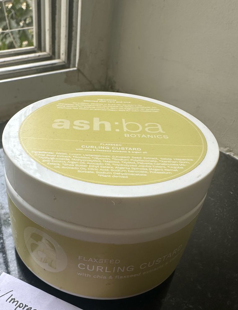 Ashba Flaxseed Curling Custard