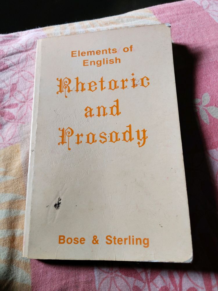 Rhetoric And Prosody