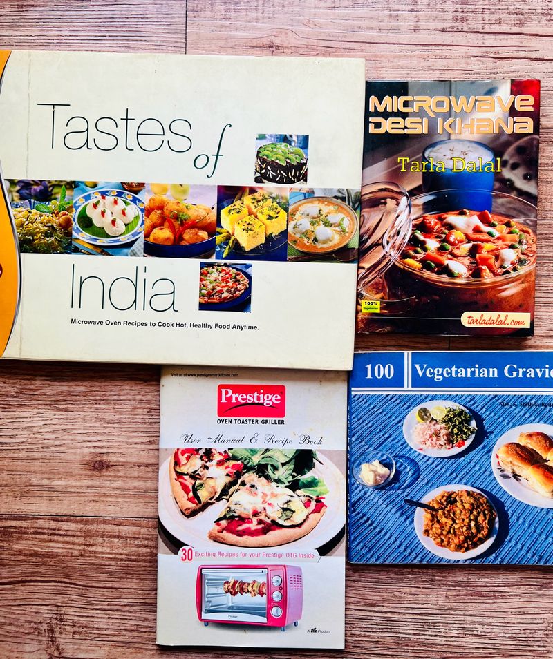 Indian Cooking/Recipe Books-4 Books