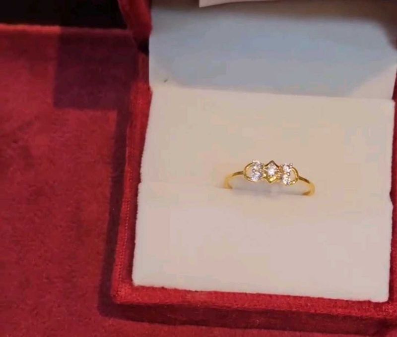 Pure Gold Ring 916 Hallmark